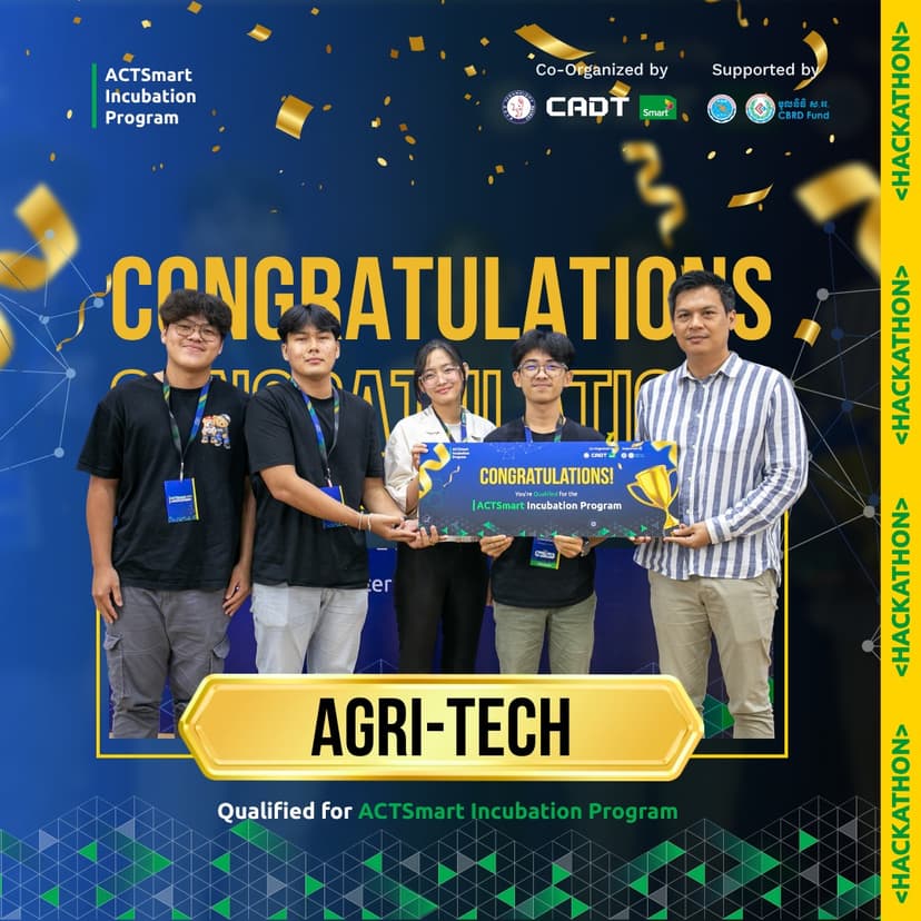 Agri-Tech Team Winning Hackathon
